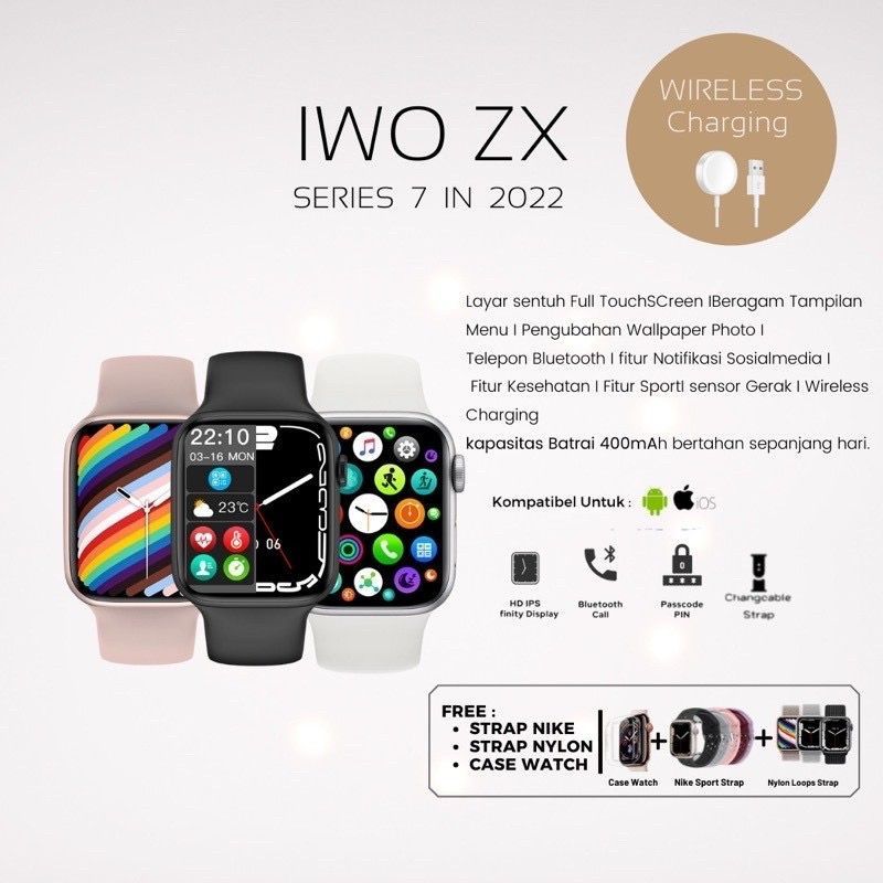 IWO ZX Pro | Smartwatch Original for IOS & Android