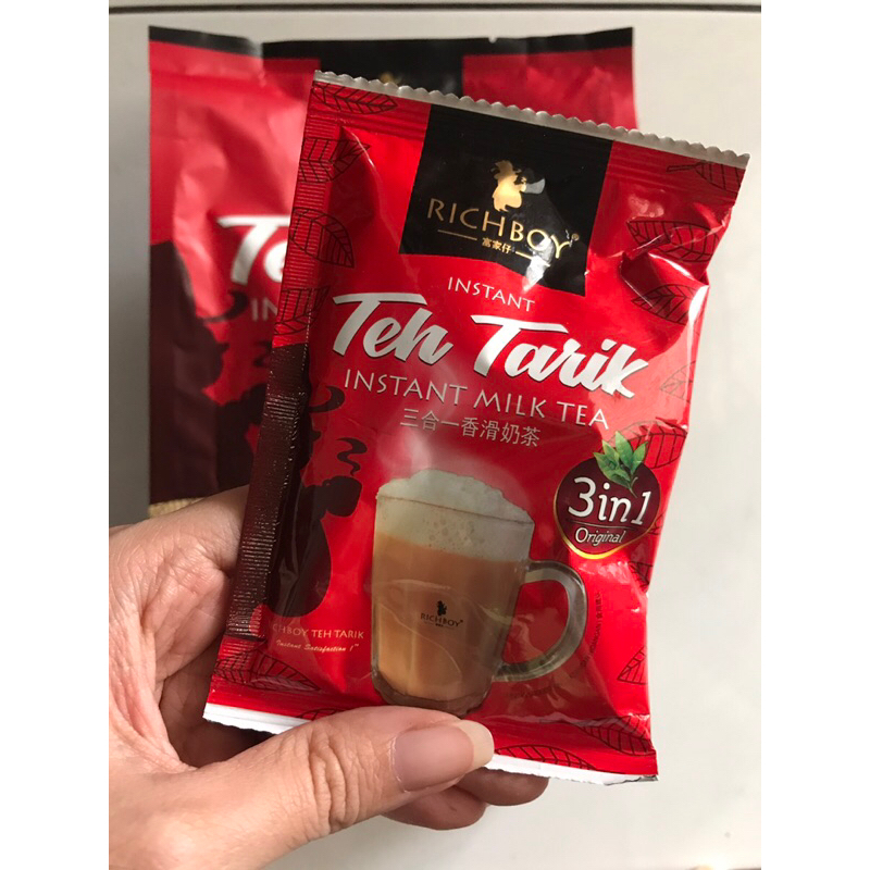 

[PRODUCT MALAYSIA] teh tarik milk tea instan malaysia RICHBOY 40 gr [SATUAN/SACHET/ECERAN]