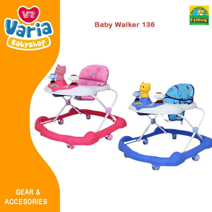 Baby Walker Family 136/ Kursi Dorong Bayi / Alat Belajar Jalan Bayi | FAMILY