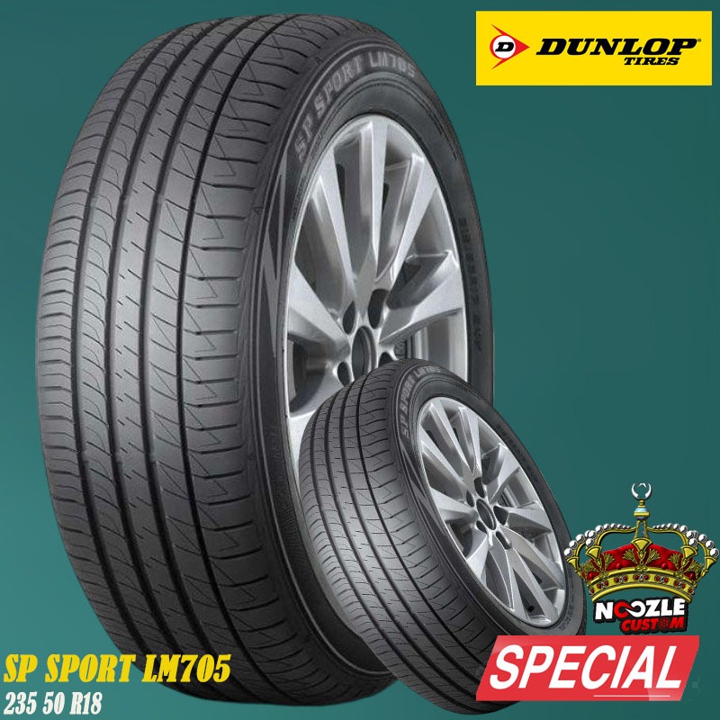 Ban Mobil 235 50 R18 Dunlop Type Sp Sport LM705 Ban Dunlop Ring 18 Nik Terbaru