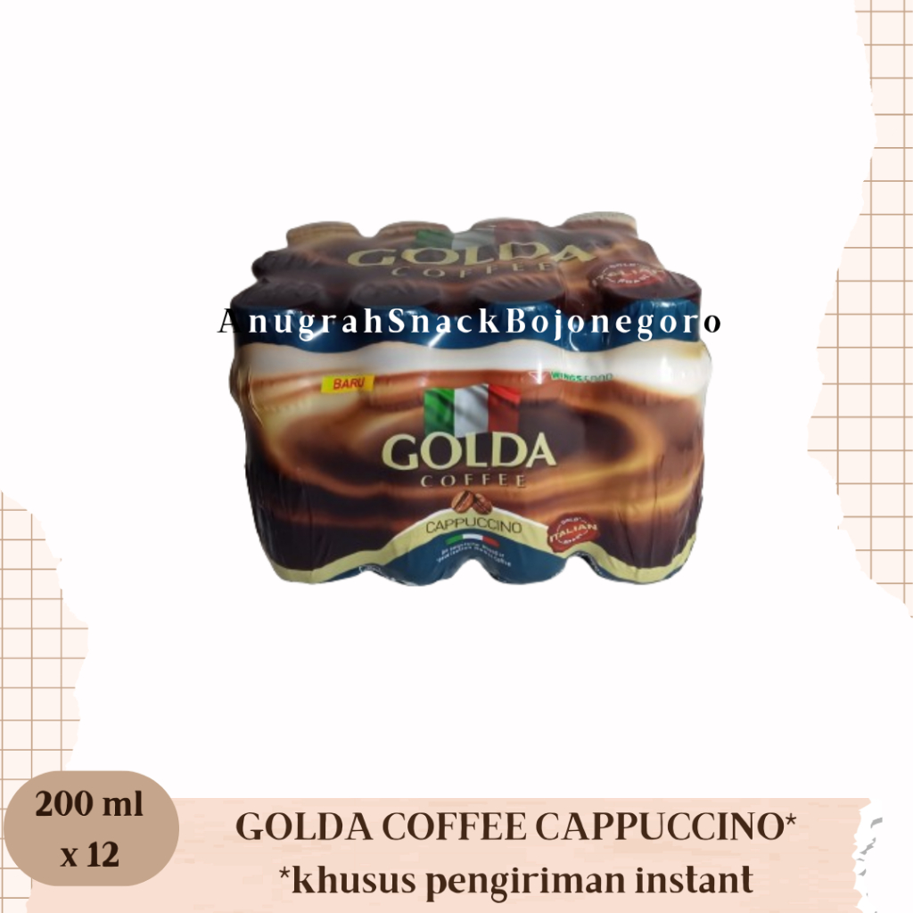 

Golda Coffee Cappuccino 200ml x 12