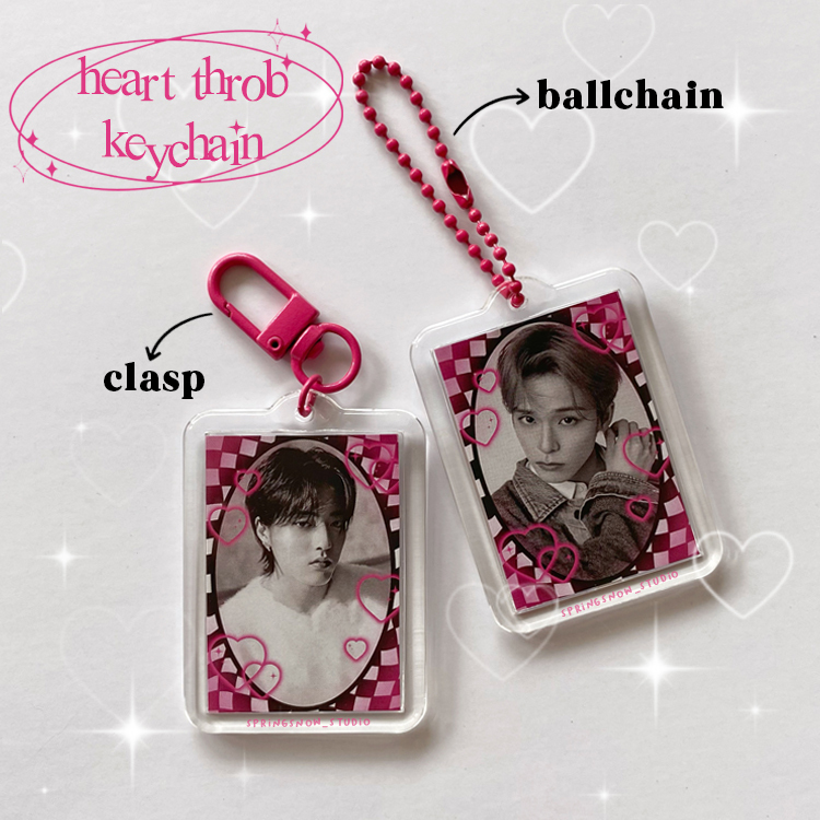 [READY] TREASURE Heart Throb Acrylic Keychain / Gantungan Kunci Akrilik TRSR TRUZ Ganci KPOP Keyring