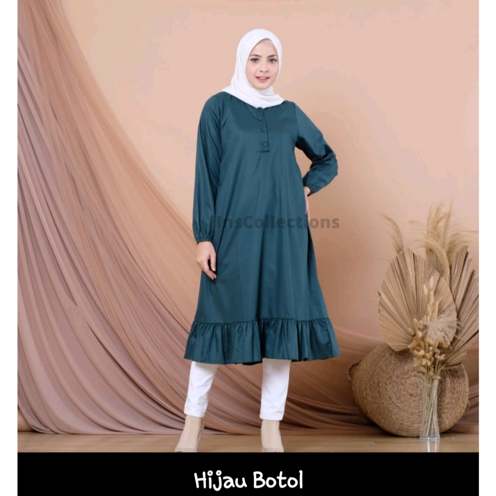 TSB , Baju Atasan Muslim Wanita Casual Bahan Katun Toyobo Premium