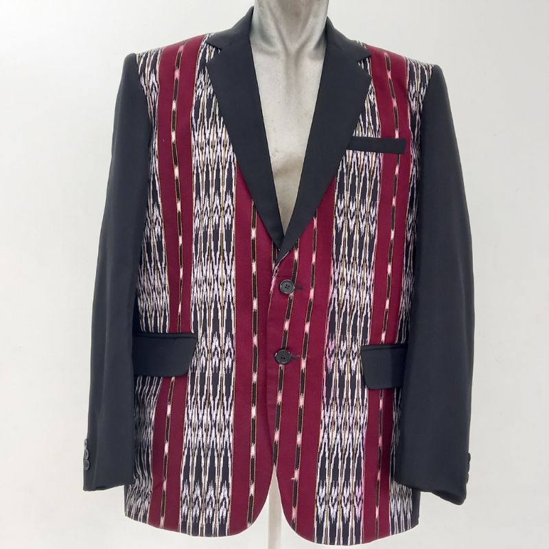 Jas Ulos Formal / Jas Ulos Sumatera / Jas motif ulos tenun