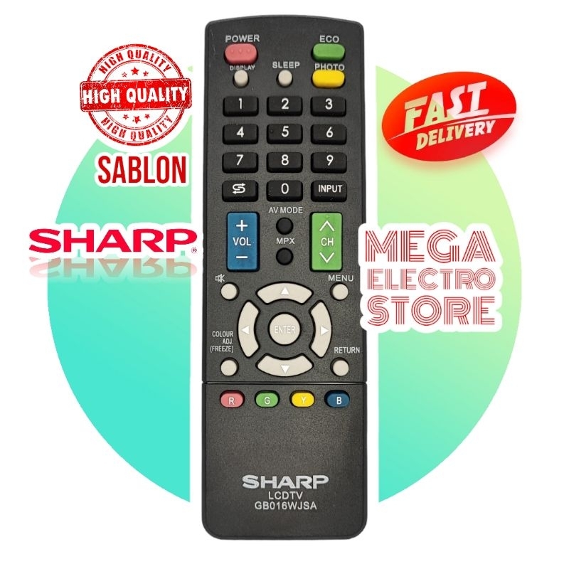 REMOTE TV SHARP LED LCD AQUOS