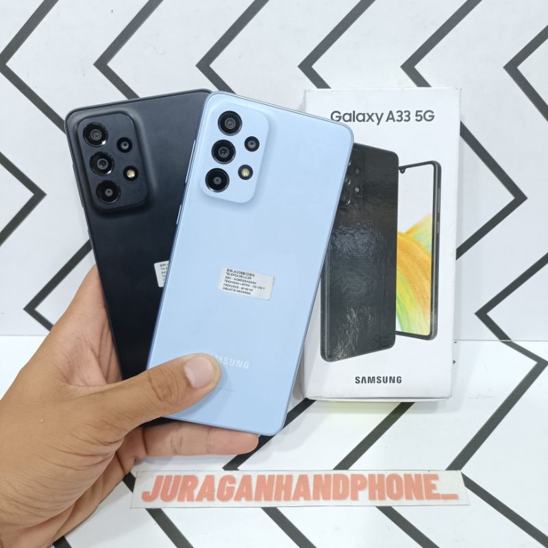 SAMSUNG A33 5G 8/128GB SECOND BEKAS FULLSET