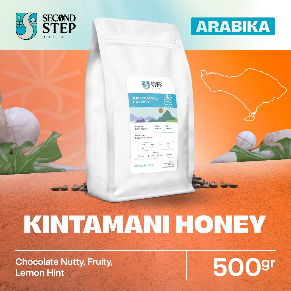 

Biji Kopi Bubuk Arabika Coffee Bali Kintamani Honey 500gr Arabica Bean Murni Asli