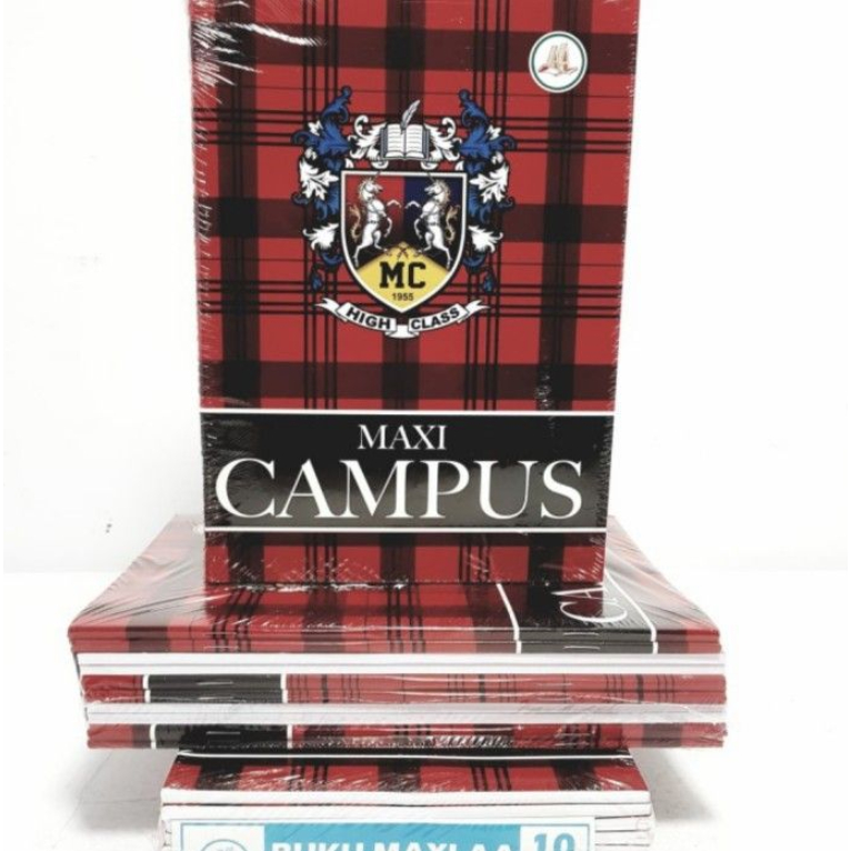 

BUKU TULIS CAMPUS 50 Lembar Isi 10 BUKU CAMPUS BOXY PANJANG / B BOSS