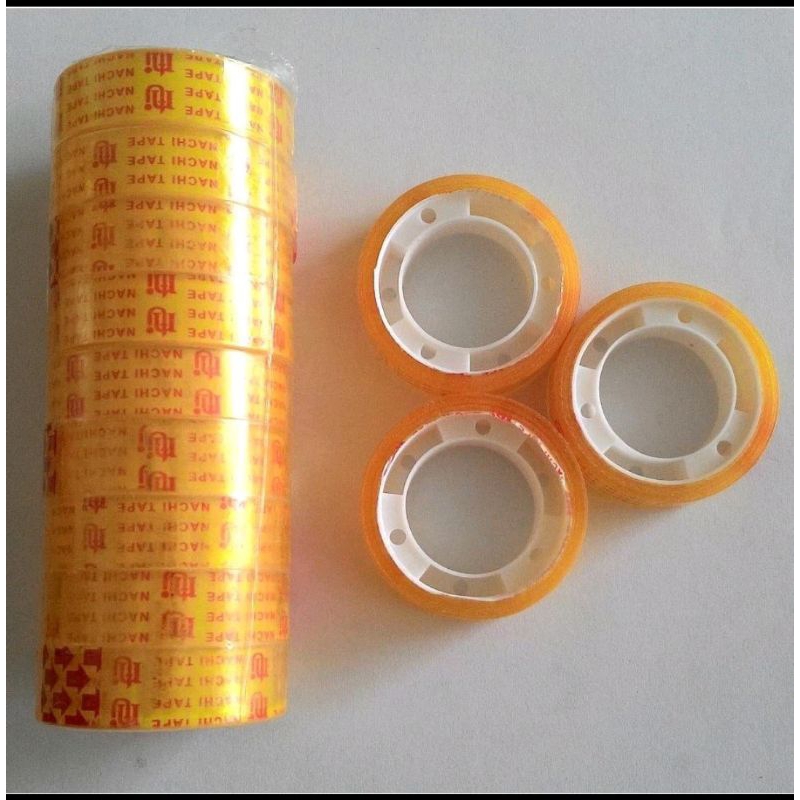 

12 roll Isolasi Nachi bening kecil 12mm x 10yard