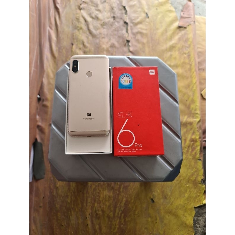 (SECOND) Redmi 6 Pro ram 4/64 Fullset Segel