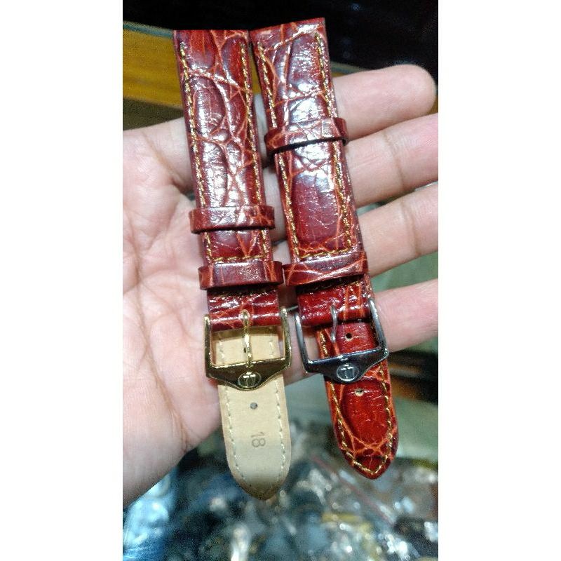 strap jam tangan bulova kulit original