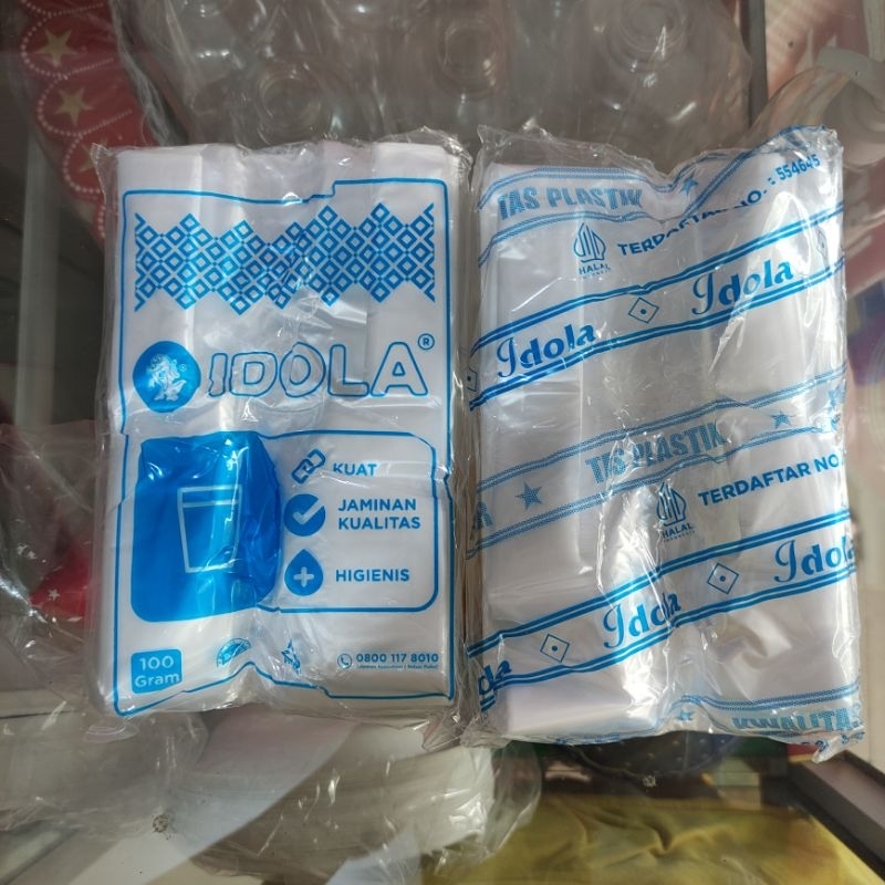 Kresek Gelas Ukuran 10x30/10x40 (1 Cup/2 Cup)