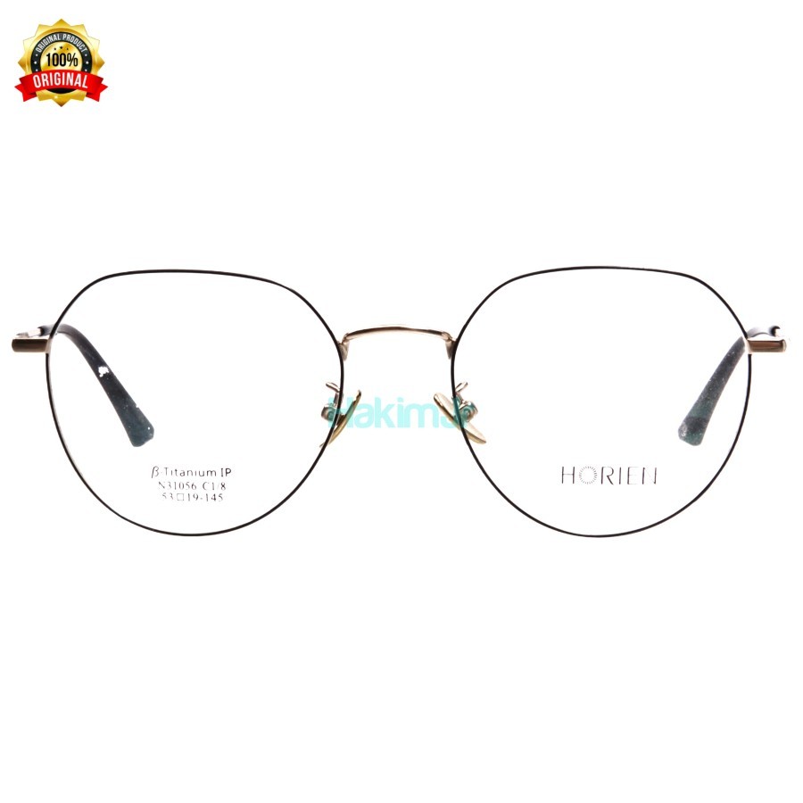 Frame Kacamata Horien N31056 C1/8 B-Titanium Original