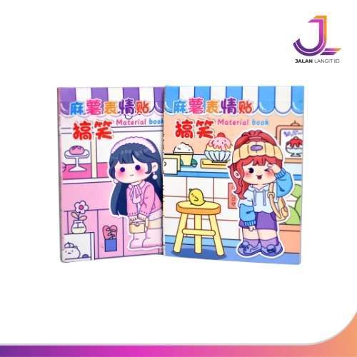 

Buku Stiker Mini Motif Kartun Anak - Anak Paper Stationery Tanda Pembatas Buku.