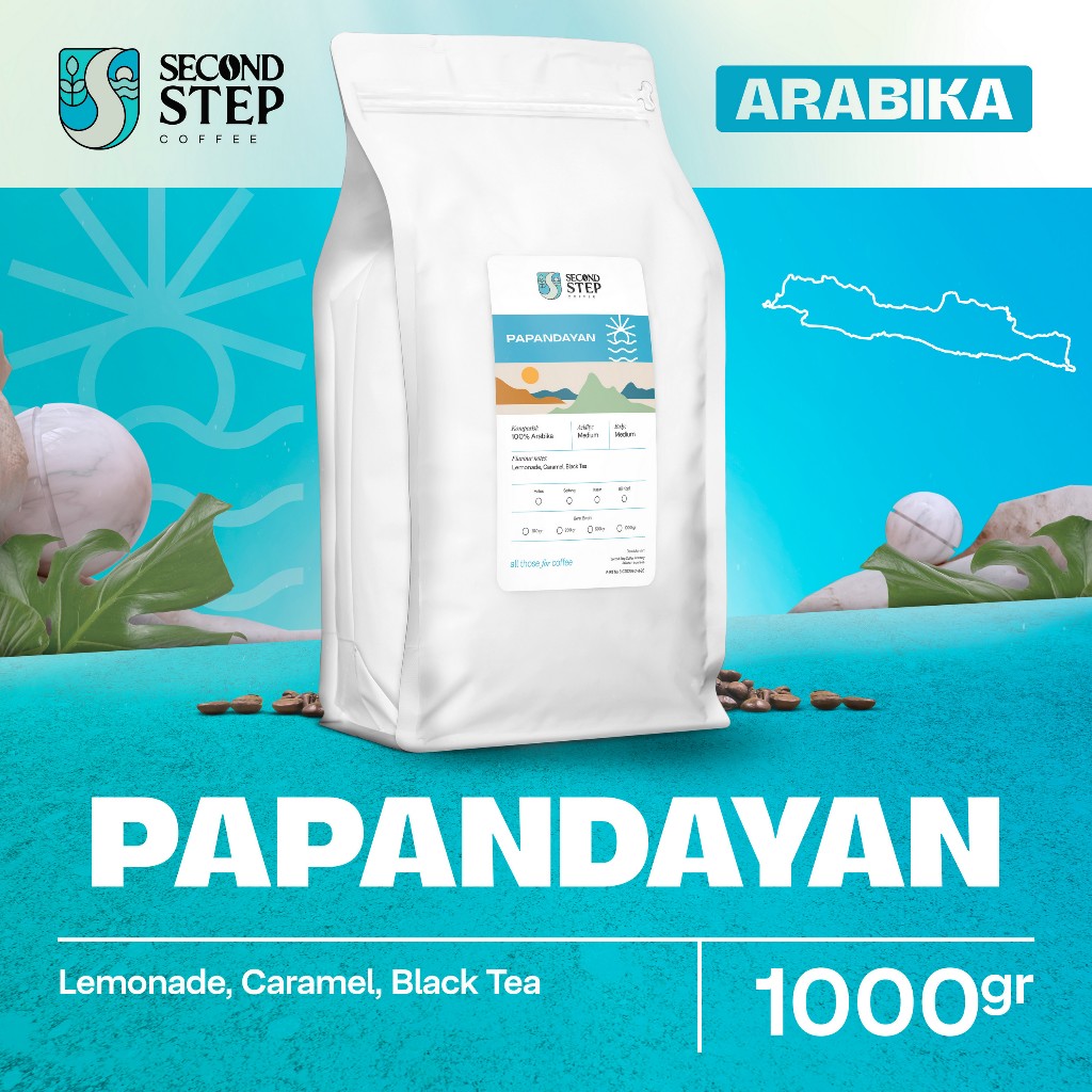 

Biji Kopi Bubuk Arabika Papandayan Jawa Barat Arabica Coffee Beans 1Kg