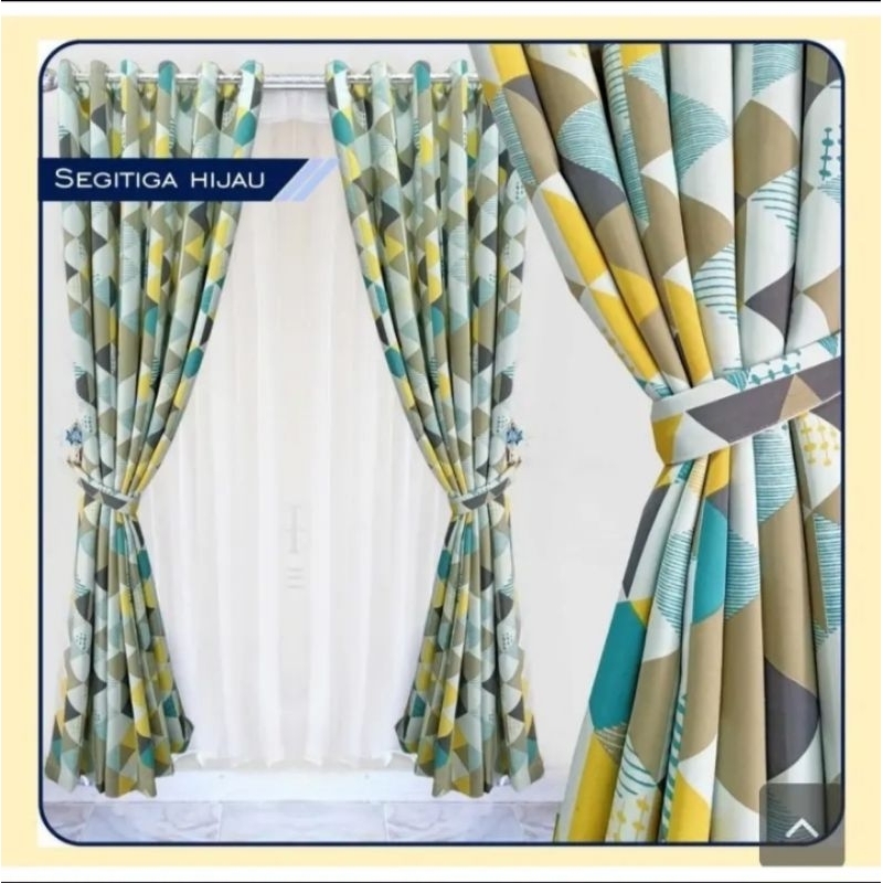 Gorden minimalis jendela dan pintu