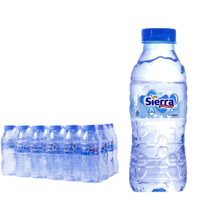 

Air Minum Mineral SIERRA Compact 220 ml Botol Murah - 1 Dus / 24 Pcs