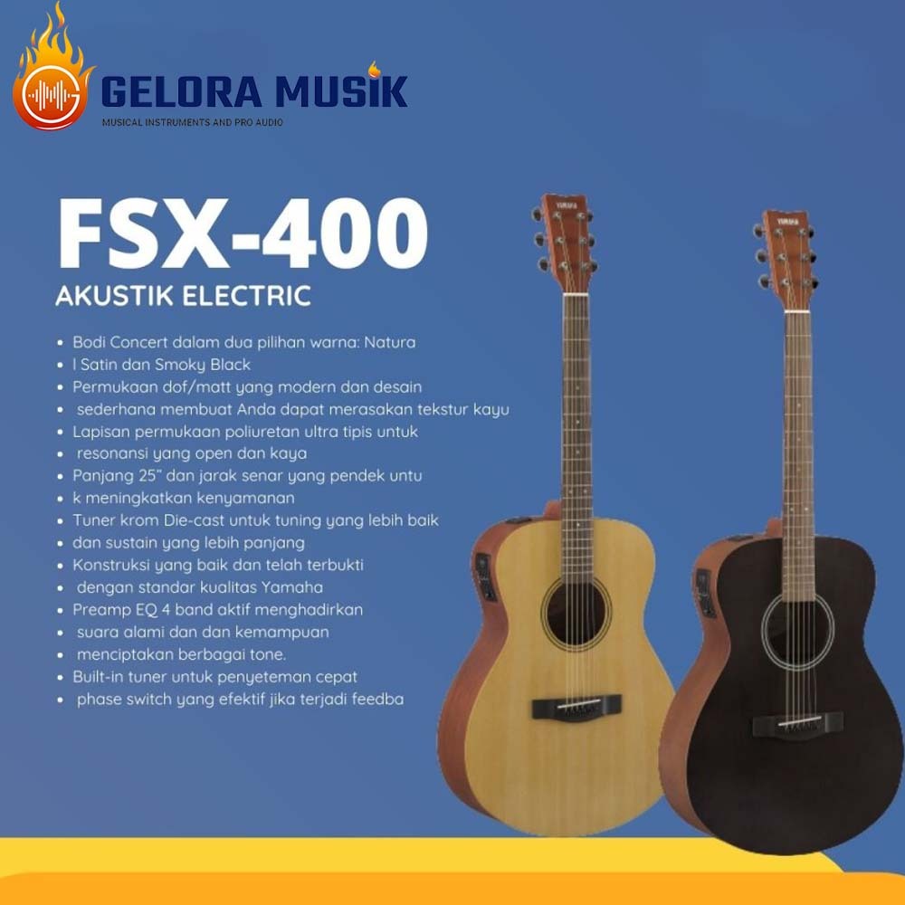 Gitar Akustik Yamaha FSX400