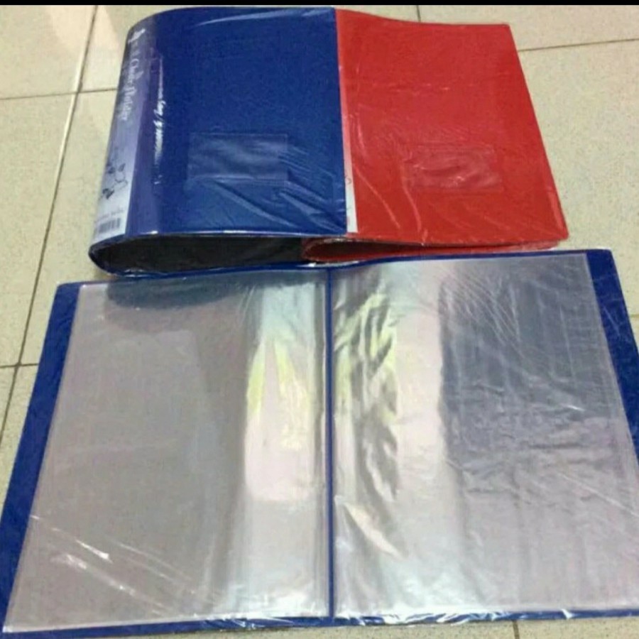 

Map Clear Holder display book Folio Isi 60 Lembar