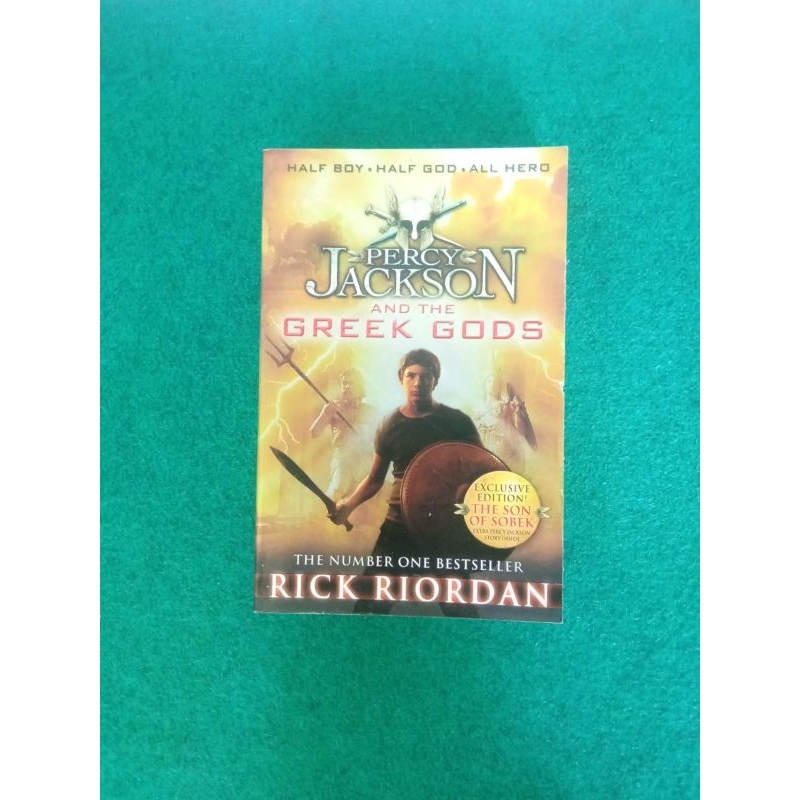 Novel Percy Jackson and the Greek Gods by Rick Riordan [Original, Import]