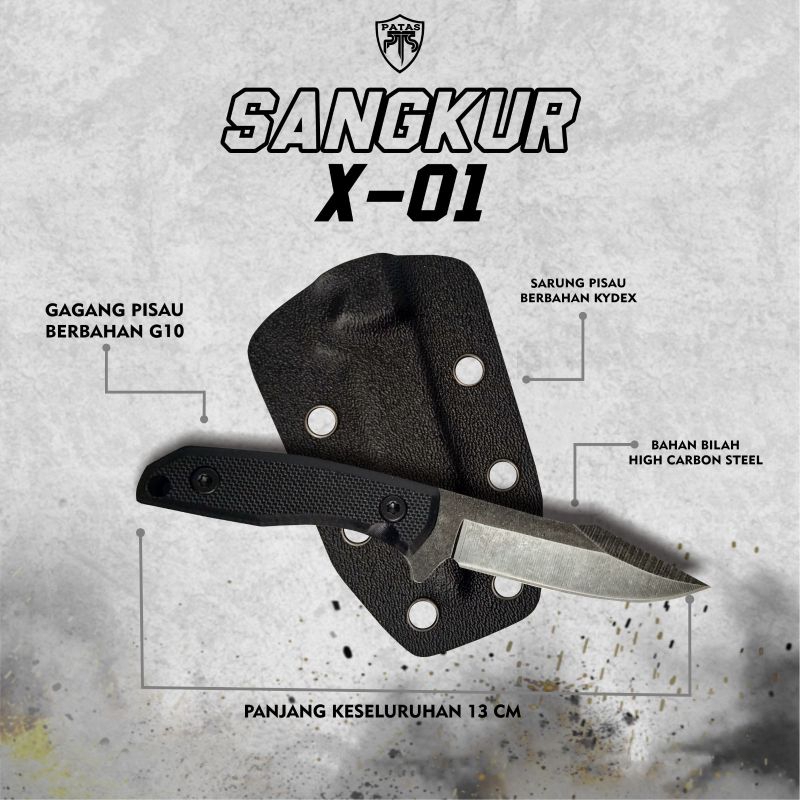 PATAS - Pisau Patas Mini Tactical Custom
