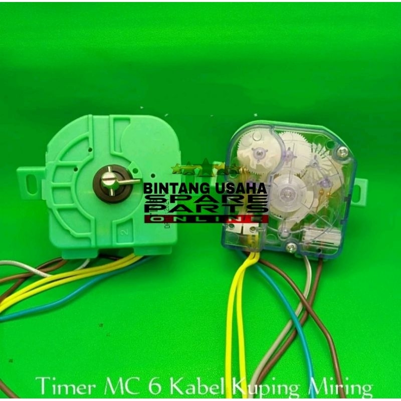 TIMER MESIN CUCI KABEL 6 MODEL MIRING
