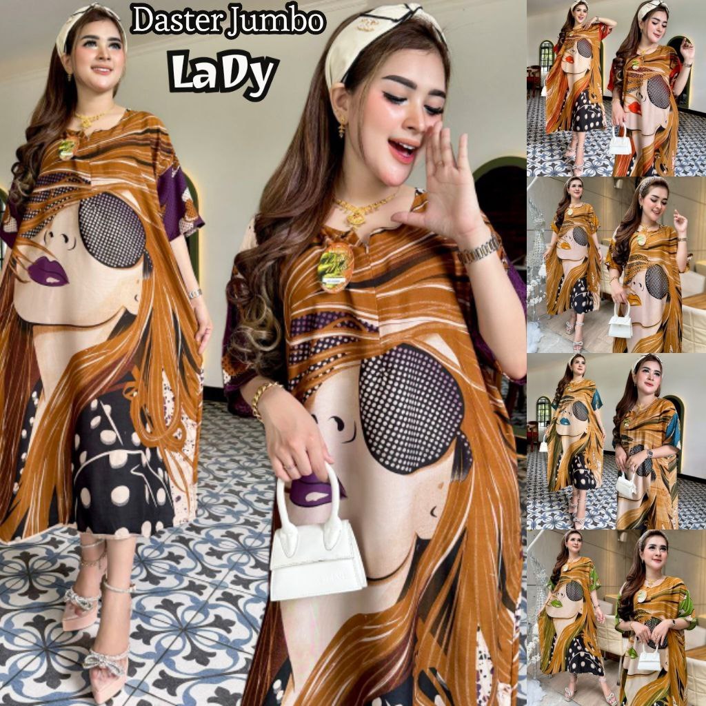 Daster Kimberli Sofia Dress Kekinian LD 120 Bahan Rayon Adem Resleting Depan aktif Busui Friendly Te