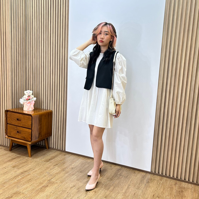 [ MONAIC ] Tiffany Dress/ Dress Korean Wanita