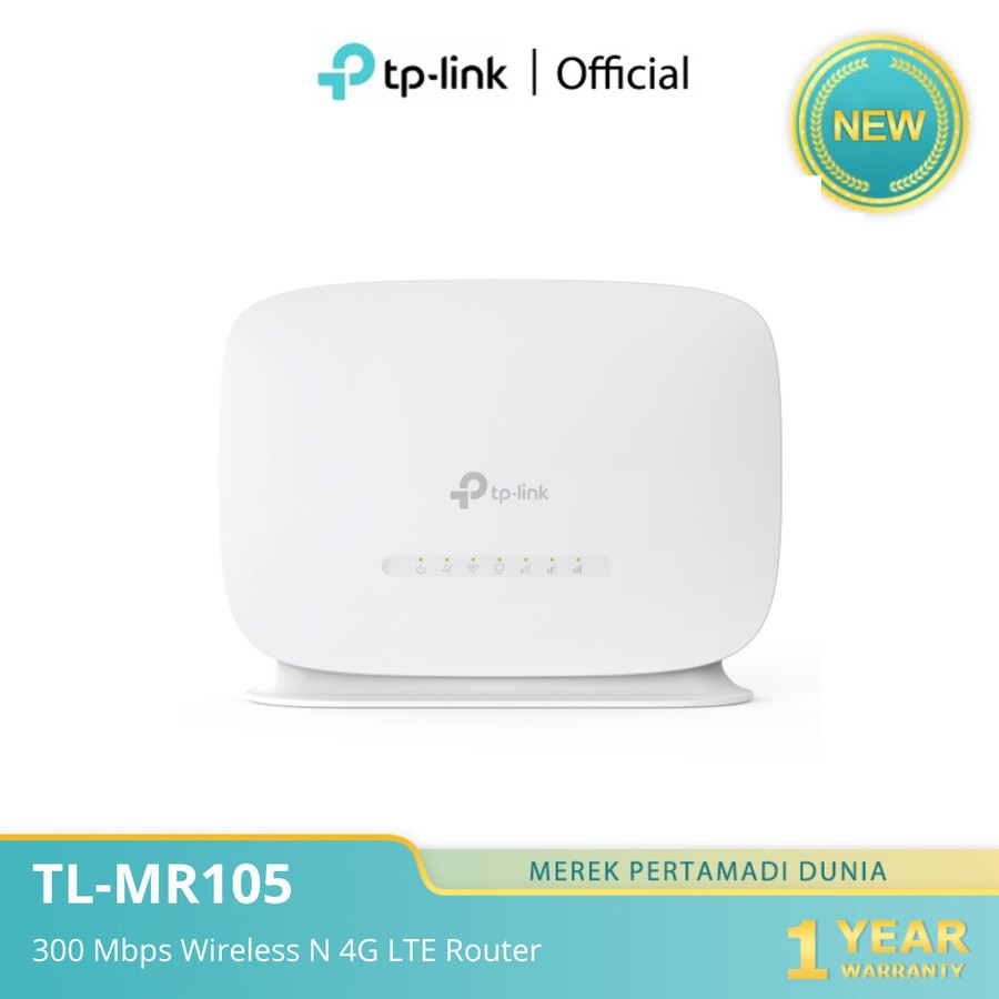 TP-Link TL-MR105 MR100 4G Modem WiFi Router 300Mbps All Operator SIM Card orbit telkomsel Wireless