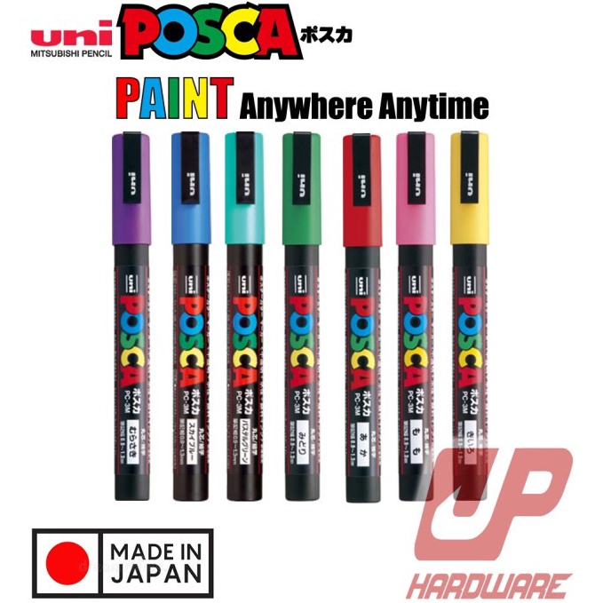 

[✎H21@] UNI POSCA PC-3M Paint Marker (Fine Point) Serba Murah