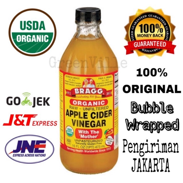 

Stok terbaru Bragg Apple Cider Vinegar 473ml Cuka Apel Organik grosir
