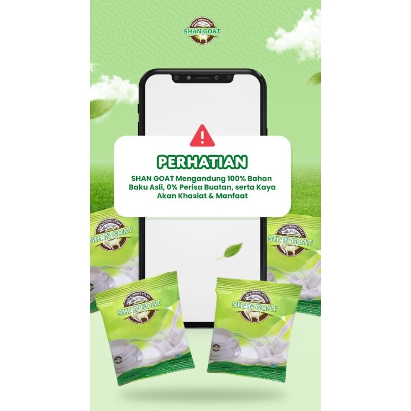 

PAKET 4 SUSU KAMBING SHANGOAT SACHET