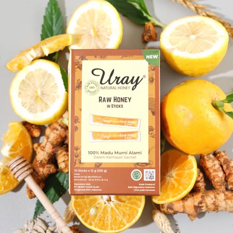 

MADU URAY RAW HONEY IN STICKS 120GR MADU URAY SQUEEZE 150GR MADU MURNI MADU HUTAN