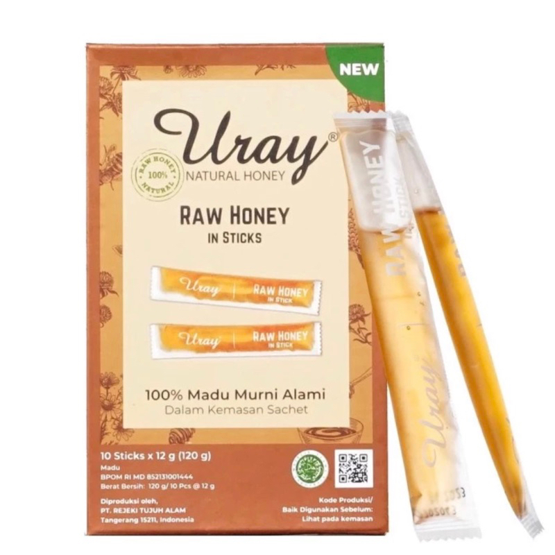 

RB MADU URAY RAW HONEY IN STICKS 120GR MADU URAY SQUEEZE 150GR MADU MURNI MADU HUTAN