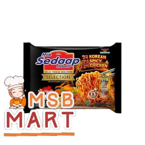 

MIE SEDAAP SELECTION KOREAN SPICY CHICKEN 87 G/MIE/MIE INSTAN