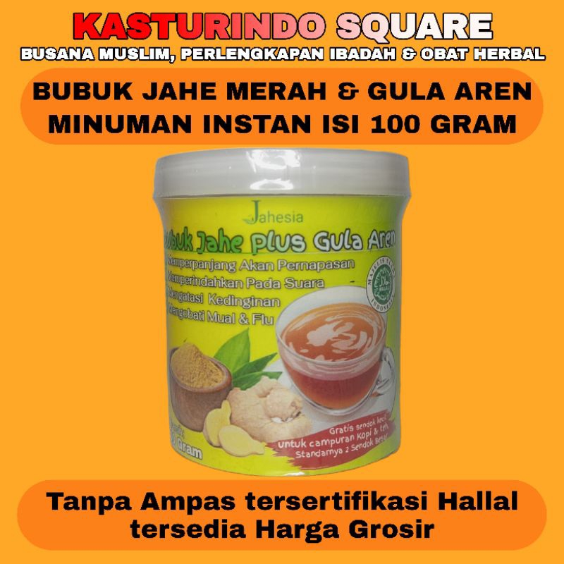 

Jahe Merah Bubuk Plus Gula Aren Minuman Instan Herbal Isi 100 Gram