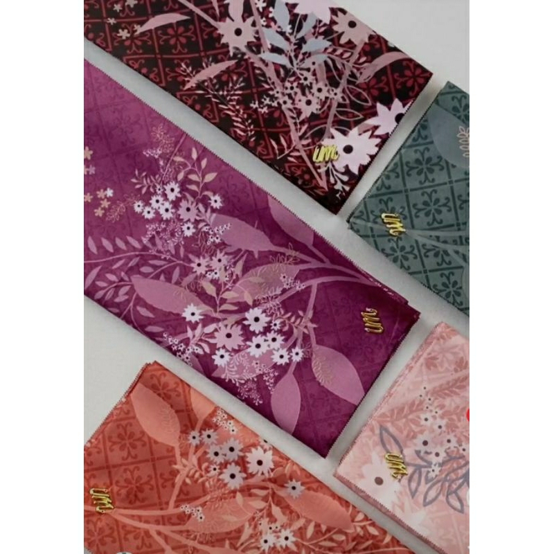 Hijab Segi Empat Umama Motif Voal Laser Cut Premium / Jilbab Bisa Seragaman Motif Umama Miss Colour 