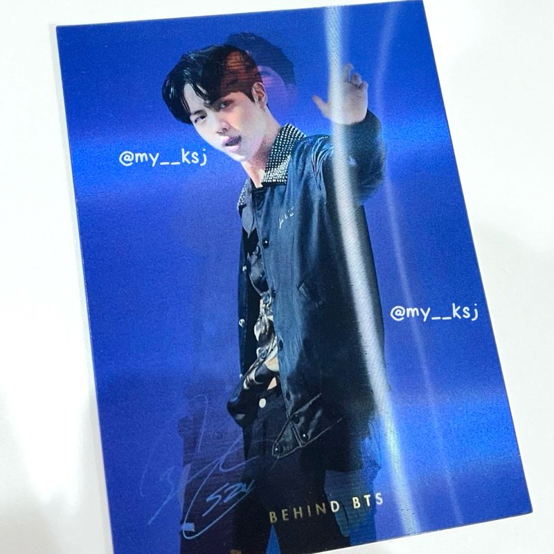 

JIN BTS LENTICULAR POSTCARD DICON