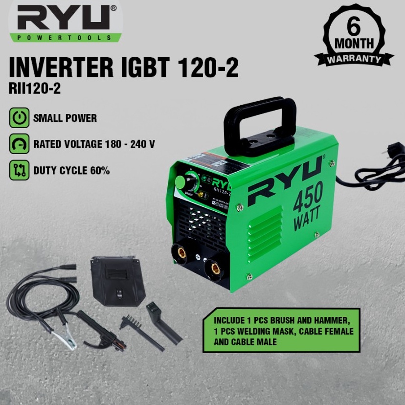 Best Termurah - Mesin Las RYU Inverter MMA 120 IGBT 450 watt / Mesin las / Mesin trafo las / welding