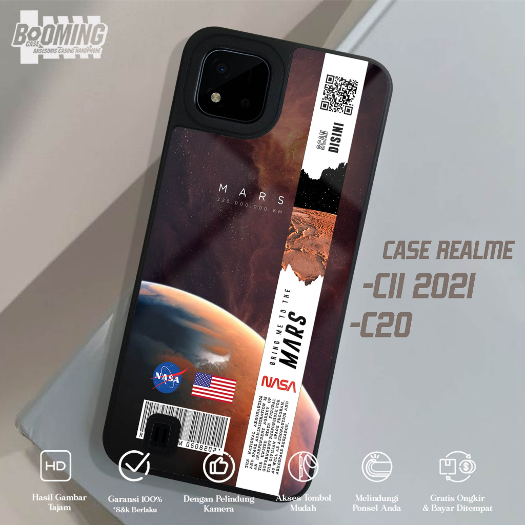 Case Realme C20 - Realme C11 2021 Casing Realme C20 - Realme C11 2021 MOTIF [NASA] - Casing Hp  - Ca