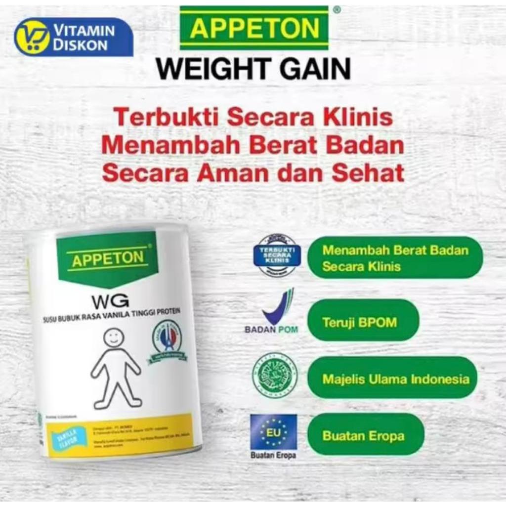 

APPETON WEIGHT - Susu gemuk badan - Susu penggemuk badan - Susu penggemuk badan wanita - Susu penggemuk badan pria - Susu penggemuk badan dewasa - appeton penggemuk badan - Susu appeton weight gain - Susu gemuk badan dewasa - Susu Penggemuk badan cepat