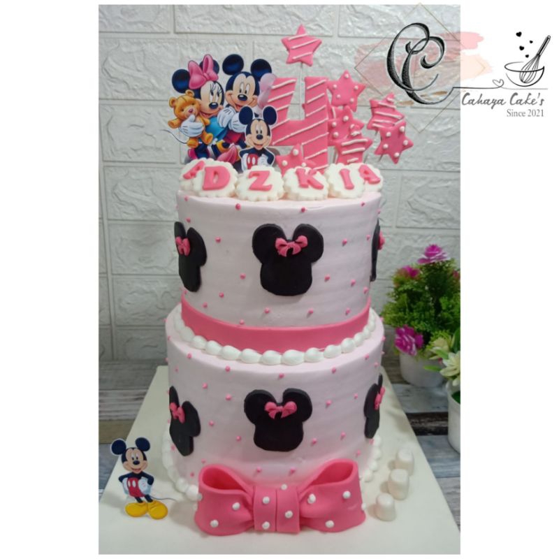 

Mickey Mouse Cake / Kue Ulang Tahun Mickey Mouse / Kue Ultah Custom