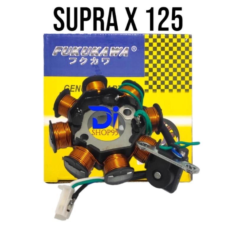 SPULL ASSY FUKUKAWA SUPRA X 125 LAMA SPOOL KOMPLIT HONDA SUPRA X 125 OLD/KARBU SPUL PLUS PULSER SPOL