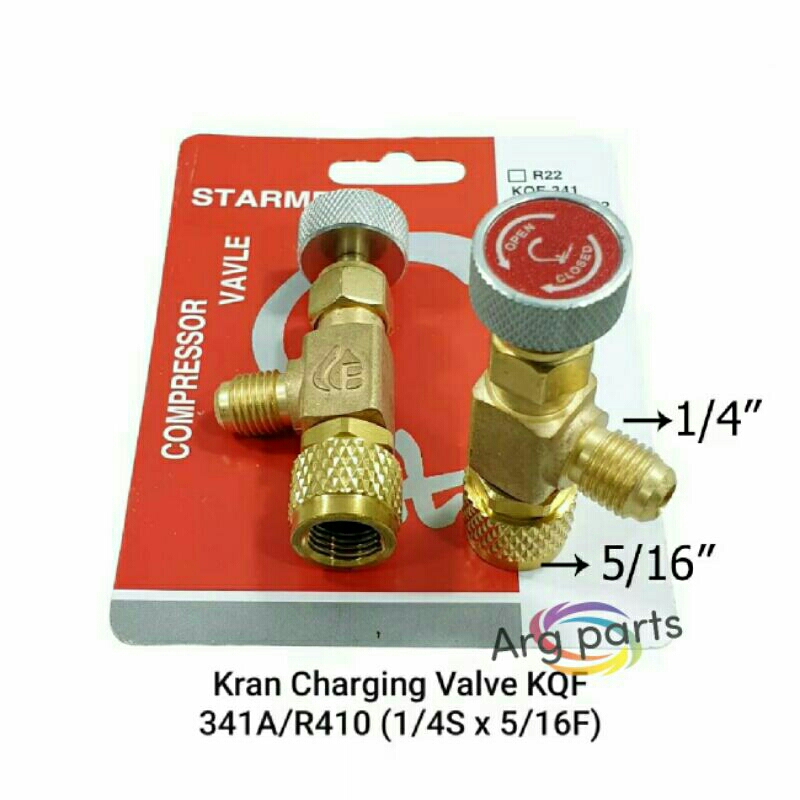 Kran charging valve r32 ke r22 savety valve