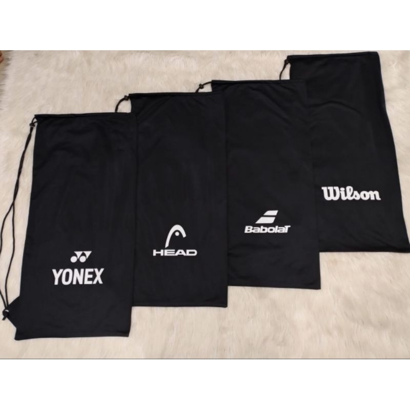 Tas tenis tas raket tenis string bag tenis tas olahraga tenis logo putih