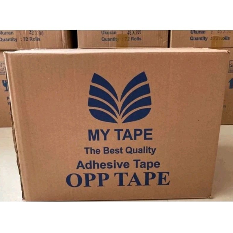 

Lakban cokelat coklat 45 wide x100 yard 1dus MyTape