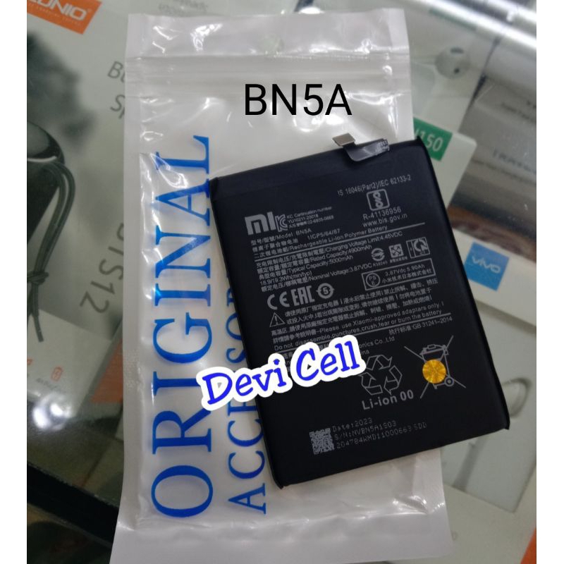 Baterai batre batrei battrey xiaomi Redmi 10 BN5A original
