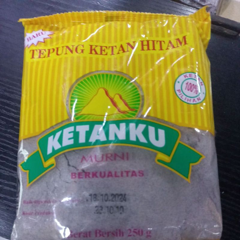 

TEPUNG KETAN HITAM ( 1 BUNGKUS ) CAP KETANKU @250 GRAM