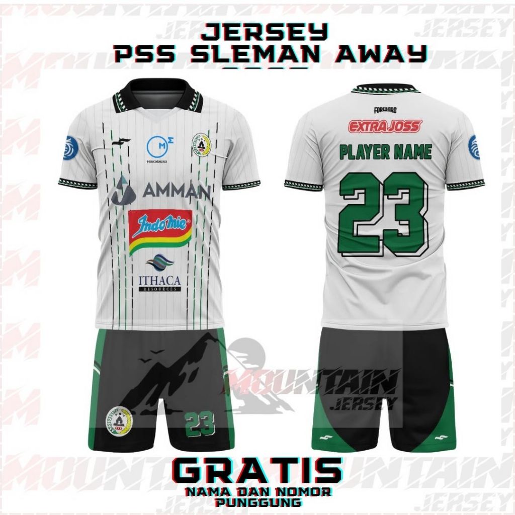 JERSEY PSS SLEMAN AWAY 2023-2024 FULL PRINTING GRATIS NAMA DAN NO PUNGGUNG