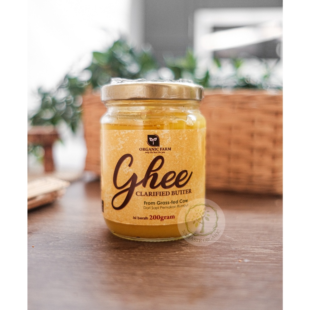 

ORGANIC FARM GHEE - ORGANIC AND GRASS-FED CLARIFIED BUTTER 200GR 90